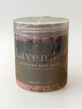 Lavender Soothing Bath Salts Lavande 13 oz Sealed Relaxation Spa